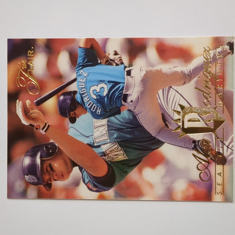 1994 Alex Rodriguez Flair Rookie Card #340